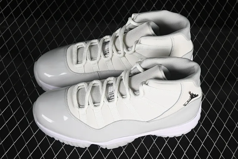 All categories Air Jordan Jordan series basketball shoes Air Jordan 11 Air Jordan 11 Retro "Grand Finale" AJ11 Joe 11 Pearl Gray AR0715-110